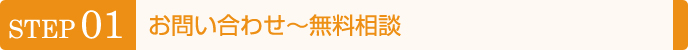 お問い合わせ～無料相談